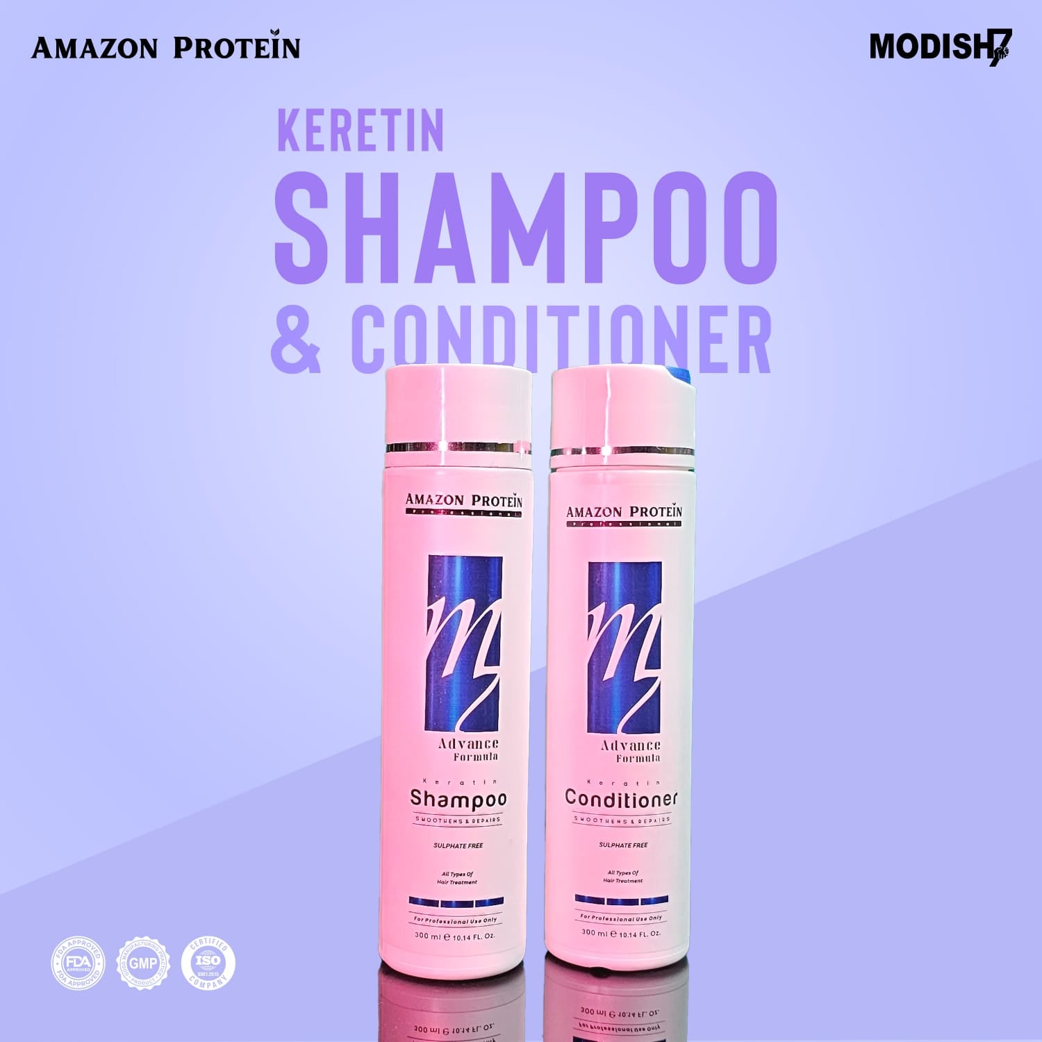 Advance Formula Sulfate-Free Shampoo & Conditioner – Smoothness & Repair Care